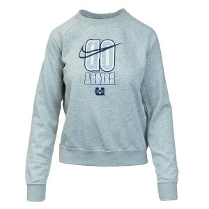 Nike Go Aggies U-State Crew Sweatshirt Heathered Gray